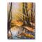 Designart - Bright Sunshine Through The Forest Trees III - Lake House Canvas Wall Art Print